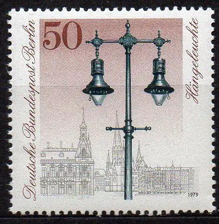 Berlin, Mi-Nr. 605 **, Straßenlaterne