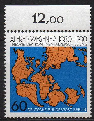 Berlin, Mi-Nr. 616 **, Oberrand