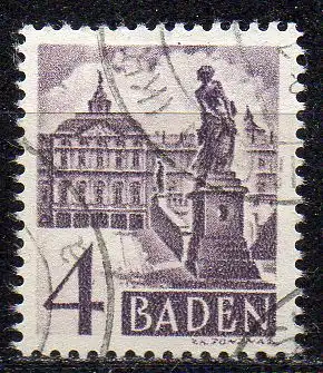 Französische Zone - Baden, Mi-Nr. 29 gest.,