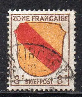 Französische Zone - Allgem. Ausgabe, Mi-Nr. 4 gest.,