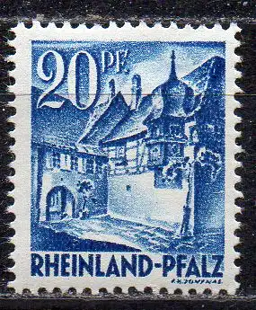 Französische Zone - Rheinland-Pfalz, Mi-Nr. 7 **