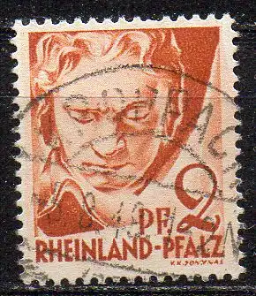 Französische Zone - Rheinland-Pfalz, Mi-Nr. 16 gest.,