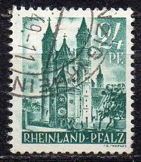 Französische Zone - Rheinland-Pfalz, Mi-Nr. 24 gest.,