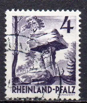 Französische Zone - Rheinland-Pfalz, Mi-Nr. 33 gest.,