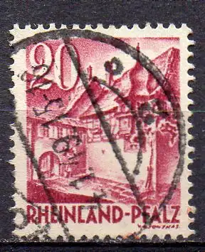 Französische Zone - Rheinland-Pfalz, Mi-Nr. 38 gest.,