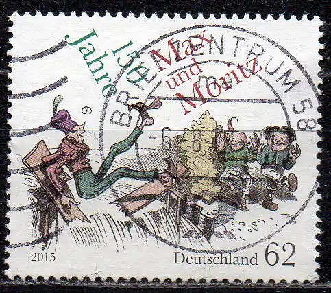 BRD, Mi-Nr. 3146 gest., 150 Jahre Max und Moritz
