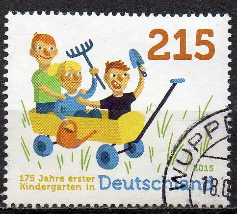 BRD, Mi-Nr. 3158 gest., 175 Jahre 1. Kindergarten in Deutschland