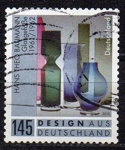 BRD, Mi-Nr. 3330 gest., gestanzt, Design aus Deutschland