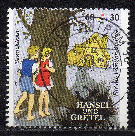 BRD, Mi-Nr. 3056 gest., Wohlfahrt 2014, Grimms Märchen: Hänsel und Gretel