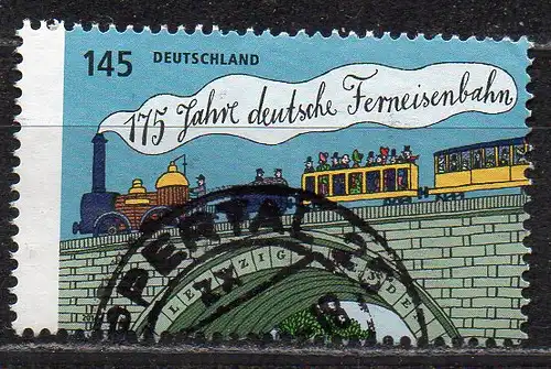 BRD, Mi-Nr. 3070 gest., 175 Jahre deutsche Ferneisenbahn