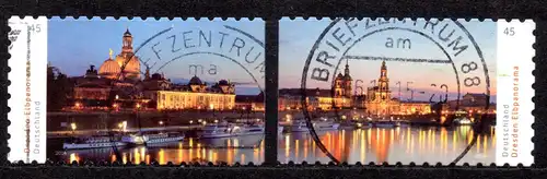 BRD, Mi-Nr. 3073 - 3074 gest., kompl., gestanzt, Elbpanorama Dresden