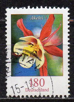 BRD, Mi-Nr. 3082 gest., DS Blumen: Akelei