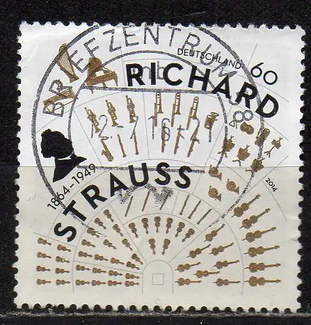BRD, Mi-Nr. 3086 gest., 150. Geburtstag von Richard Strauss