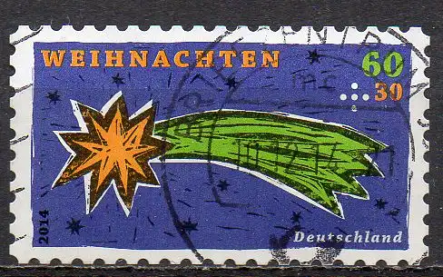 BRD, Mi-Nr. 3112 gest., gestanzt, Weihnachten 2014
