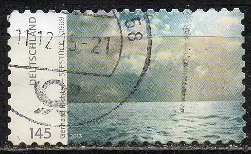 BRD, Mi-Nr. 3021 gest., gestanzt, Gemälde von Gerhard Richter