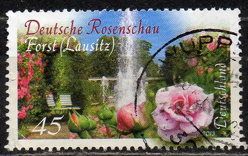 BRD, Mi-Nr. 3012 gest., Deutsche Rosenschau in Forst