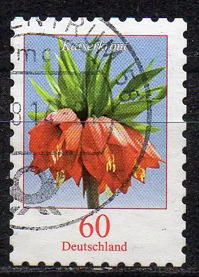 BRD, Mi-Nr. 3046 gest., gestanzt, DS Blumen: Kaiserkrone