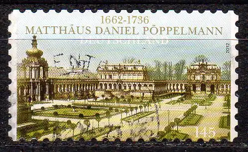 BRD, Mi-Nr. 2915 gest., gestanzt, Dresdner Zwinger 