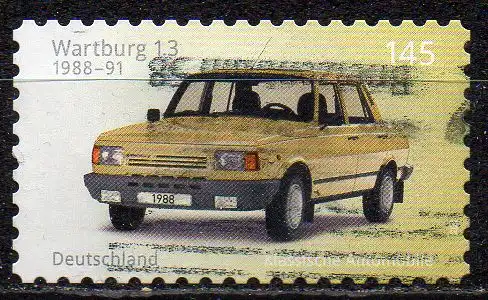 BRD, Mi-Nr. 3378 gest., gestanzt, Wartburg 1.3