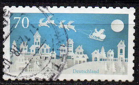 BRD, Mi-Nr. 3423 gest., gestanzt, Weihnachten 2018