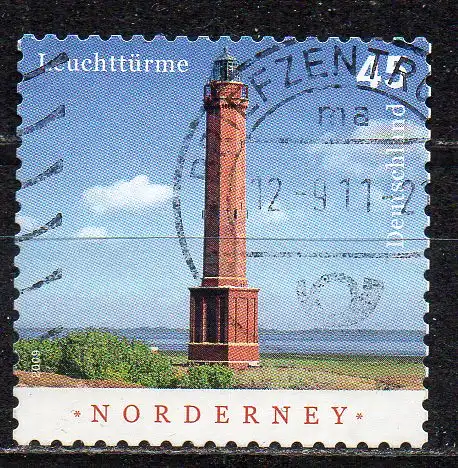 BRD, Mi-Nr. 2875 gest., gestanzt, Leuchtturm Norderney