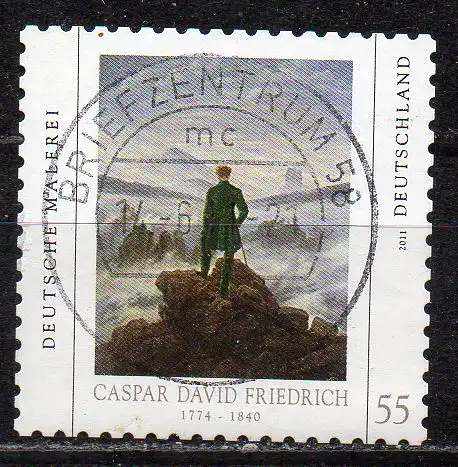 BRD, Mi-Nr. 2869 gest., gestanzt, Gemälde von Caspar David Friedrich