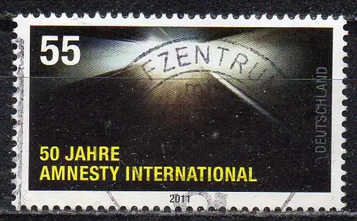 BRD, Mi-Nr. 2873 gest., 50 Jahre Amnesty International