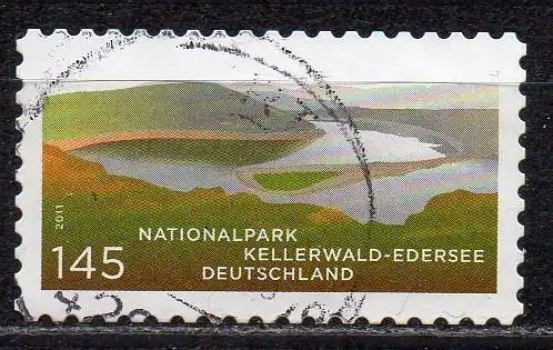 BRD, Mi-Nr. 2863 gest., gestanzt, Nationalpark Kellerwald - Edersee