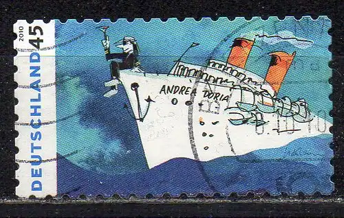 BRD, Mi-Nr. 2807 gest., gestanzt, Udo Lindenberg; Andrea Doria