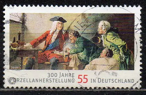 BRD, Mi-Nr. 2805 gest., 300 Jahre Porzellanherstellung in Deutschland