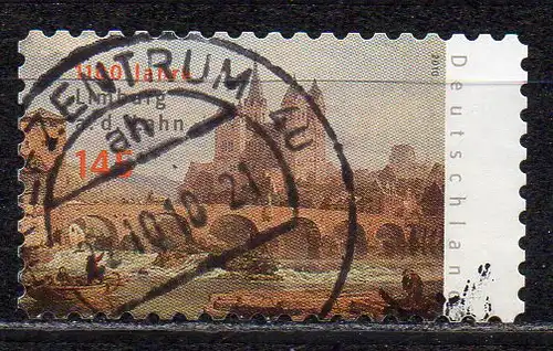 BRD, Mi-Nr. 2778 gest., gestanzt, 1100 Jahre Limburg an der Lahn