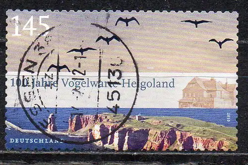 BRD, Mi-Nr. 2793 gest., gestanzt, 100 Jahre Vogelwarte Helgoland