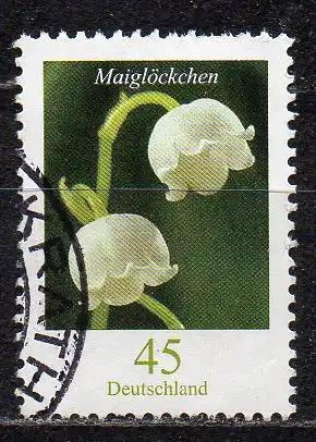 BRD, Mi-Nr. 2794 gest., DS Blumen: Maiglöckchen