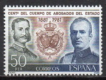 Spanien, Mi-Nr. 2507 **, 100 Jahre Vereinigung der Staatsanwälte