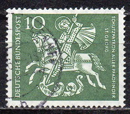 BRD, Mi-Nr. 346 gest., 50 jahre Pfadfinder in Deutschland