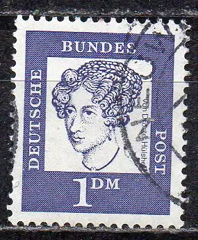 BRD, Mi-Nr. 361 y gest., Bedeutende Deutsche: Annette von Droste-Hülshoff