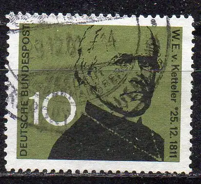 BRD, Mi-Nr. 374 gest., 150. Geburtstag von Wilhelm E. Freiherr von Ketteler