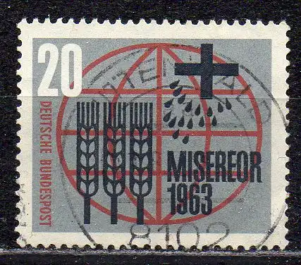 BRD, Mi-Nr. 391 gest., Misereor