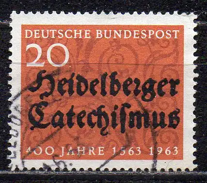 BRD, Mi-Nr. 396 gest., 400 Jahre Heidelberger Katechismus