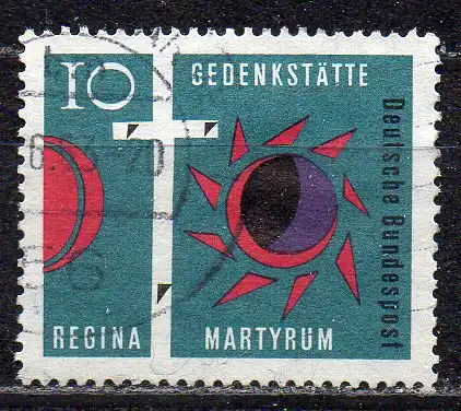 BRD, Mi-Nr. 397 gest., Gedenkstätte Regina Martyrum