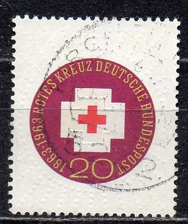 BRD, Mi-Nr. 400 gest., 100 Jahre Internationales Rotes Kreuz
