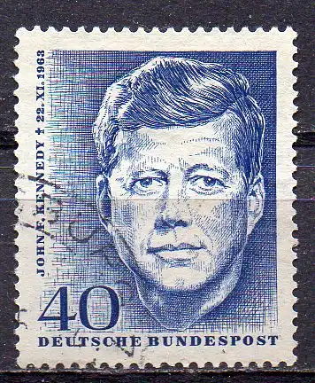 BRD, Mi-Nr. 453 gest., 1. Todestag von John F. Kennedy