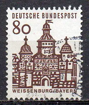 BRD, Mi-Nr. 461 gest., Deutsche Bauwwerke