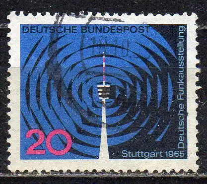 BRD, Mi-Nr. 481 gest., Deutsche Funkausstellung Stuttgart