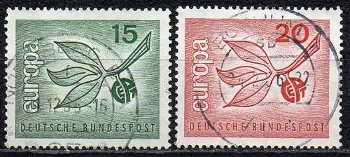 BRD, Mi-Nr. 483 - 484 gest., kompl., Europa CEPT 1965