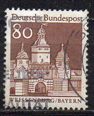 BRD, Mi-Nr. 498 gest., DS Deutsche Bauwerke