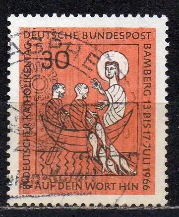 BRD, Mi-Nr. 515 gest., Deutscher Katholikentag Bamberg