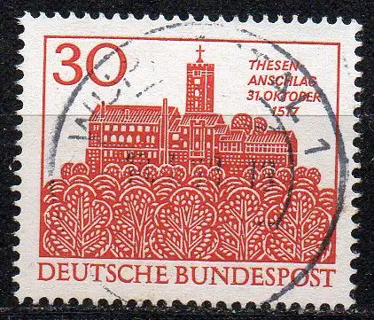 BRD, Mi-Nr. 544 gest., Wartburg bei Eisenach