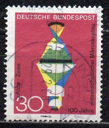 BRD, Mi-Nr. 548 gest., Fortschritt in Technik und Wissenschaft