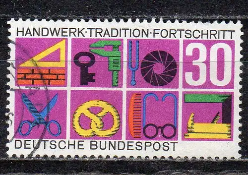 BRD, Mi-Nr. 553 gest., Handwerk